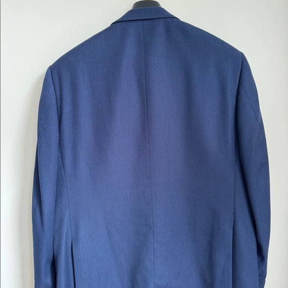 Perry Ellis Portfolio Slim-Fit Suit Navy blue with light blue accent - Picture 5 of 8